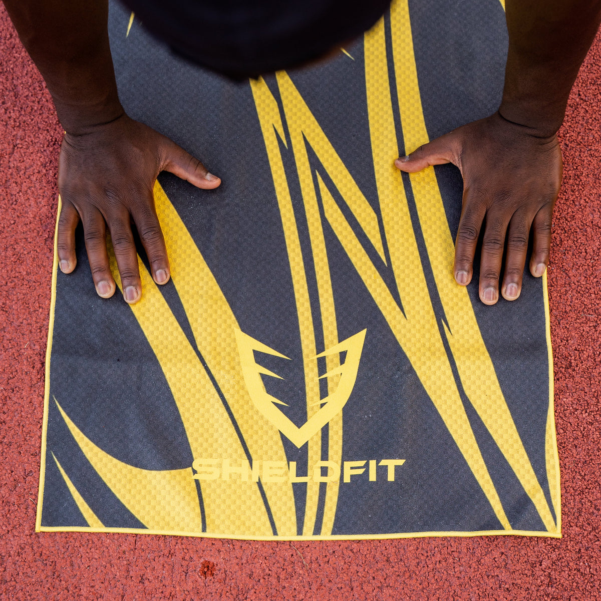 Venom Cyber Yellow Antibacterial Gym Towel Shieldfit