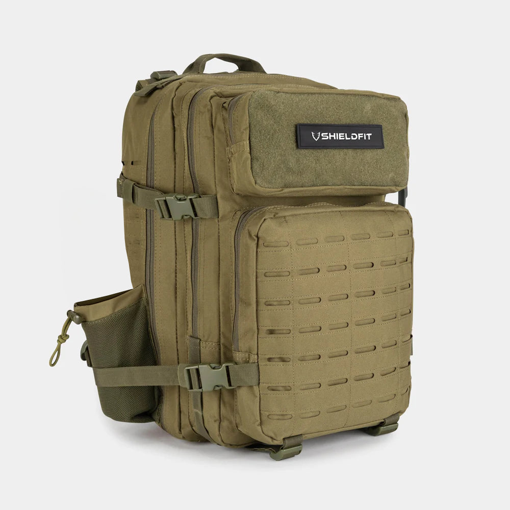 Tactical Gym Backpack | Large 45L Army Green | Shieldfit